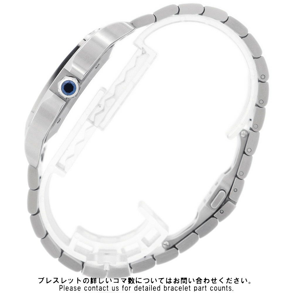 カルティエ サントス ドゥ カルティエ LM WSSA0018 Cartier 腕時計 シルバー文字盤