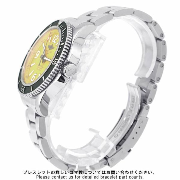 ブライトリング スーパーオーシャン オートマチック 44 A17367021I1A1 BREITLING イエロー文字盤