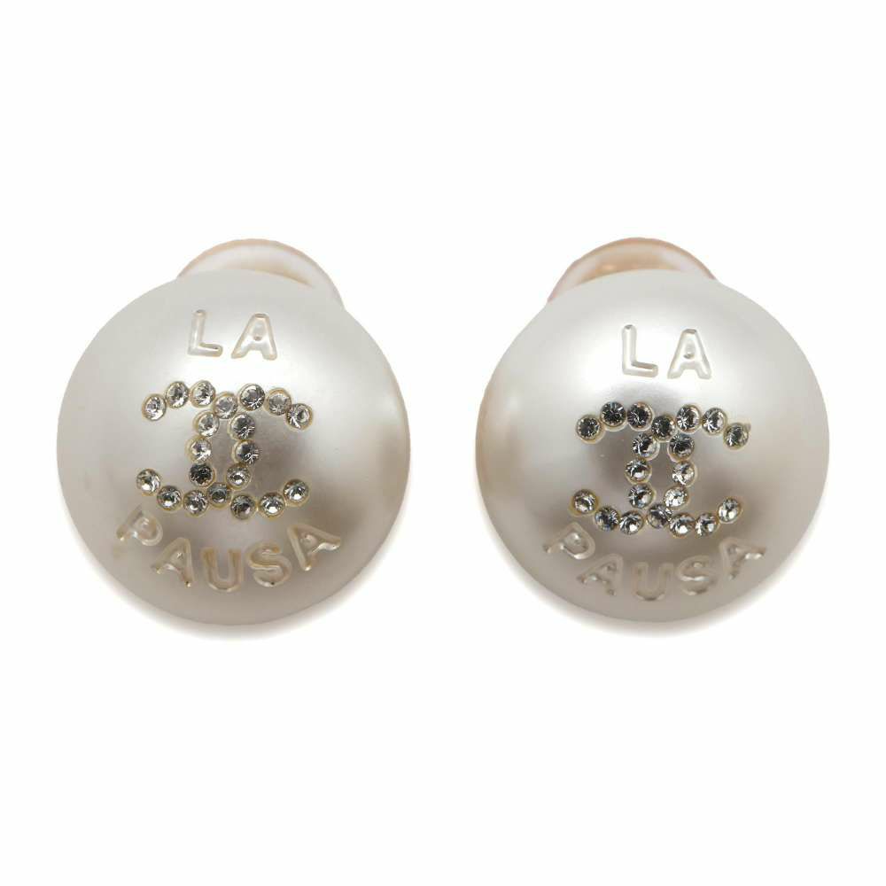 シャネル イヤリング ココマーク ラインストーン A19C CHANEL アクセサリー