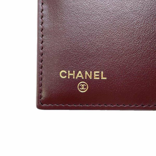 シャネル 三つ折り財布 マトラッセ ココマーク キャビアスキン AP0232 CHANEL 黒