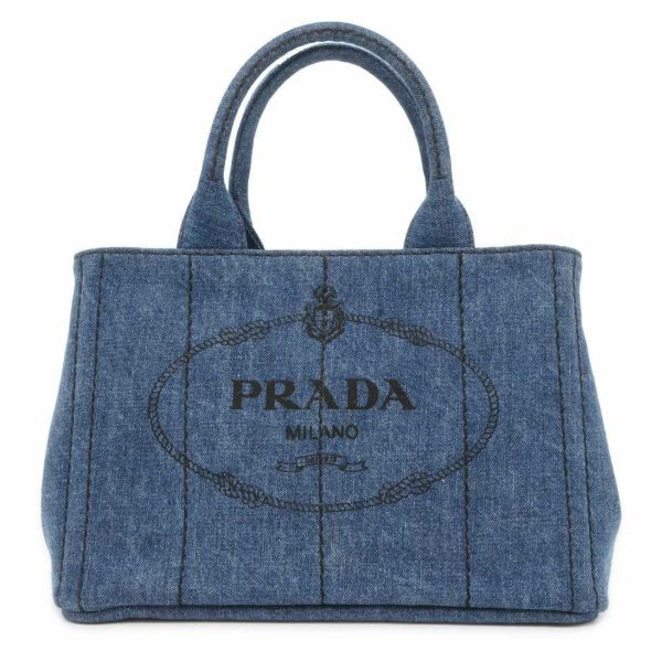 プラダ トートバッグ カナパ CANAPA デニム 1BG439 PRADA 2wayショルダーバッグ 安心保証 |  中古・新品ブランド販売ギャラリーレア公式通販