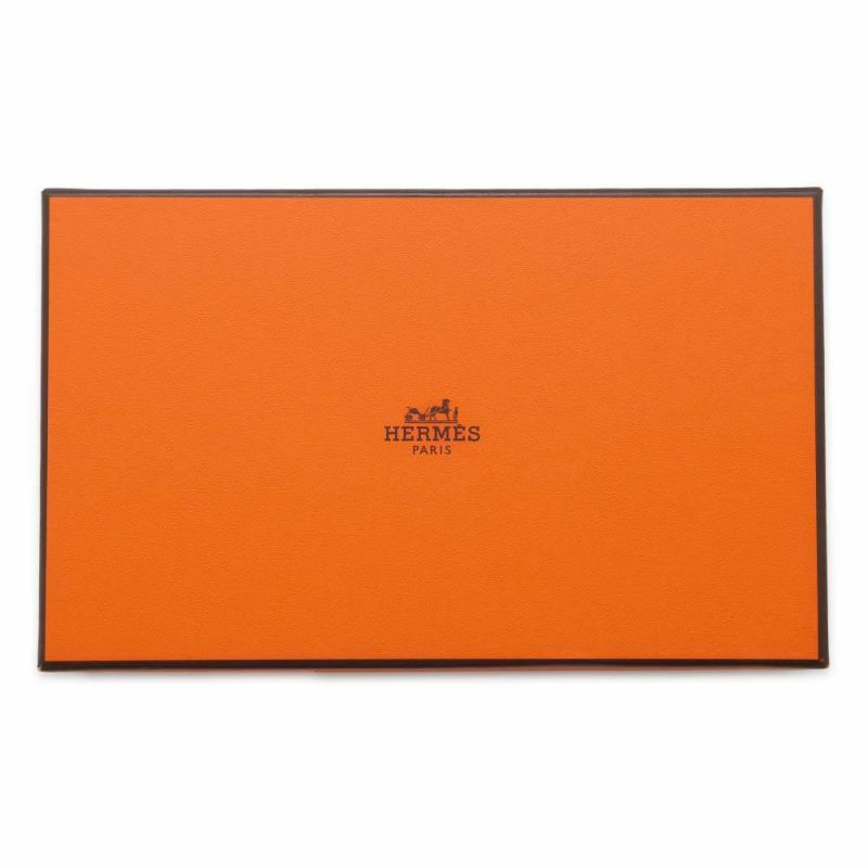 エルメス バッグチャーム ロデオ MM オレンジポピー/ブルーザンジバル/ローズアザレ ラムスキン A刻印