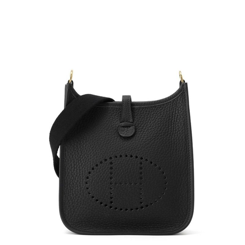 エルメス エブリンTPM アマゾン ブラック/ゴールド金具 トリヨンクレマンス W刻印 黒