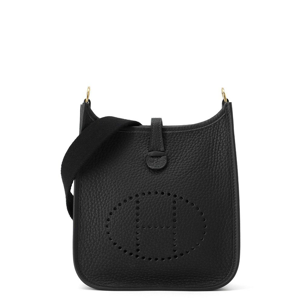 エルメス エブリンTPM アマゾン ブラック/ゴールド金具 トリヨンクレマンス W刻印 黒