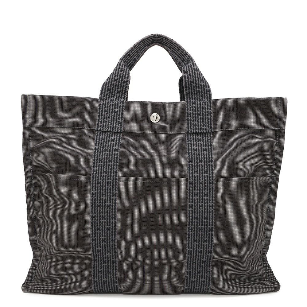 エルメス ハンドバッグ エールライントートMM キャンバス HERMES バッグ トートバッグ