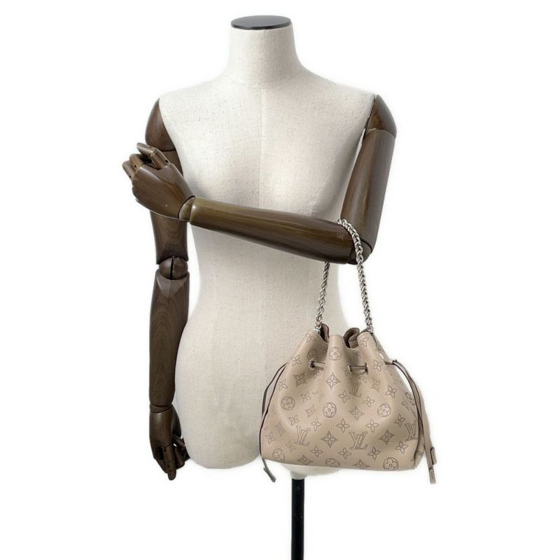ルイヴィトン ハンドバッグ モノグラム・マヒナ ベラ M57201 LOUIS VUITTON 2way 巾着バッグ
