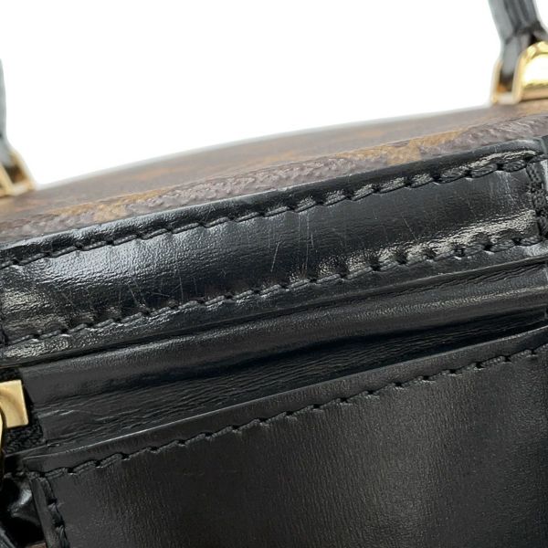 ルイヴィトン ハンドバッグ モノグラム・リバース カンヌ M43986 LOUIS VUITTON バニティバッグ 2way 黒 ブラック