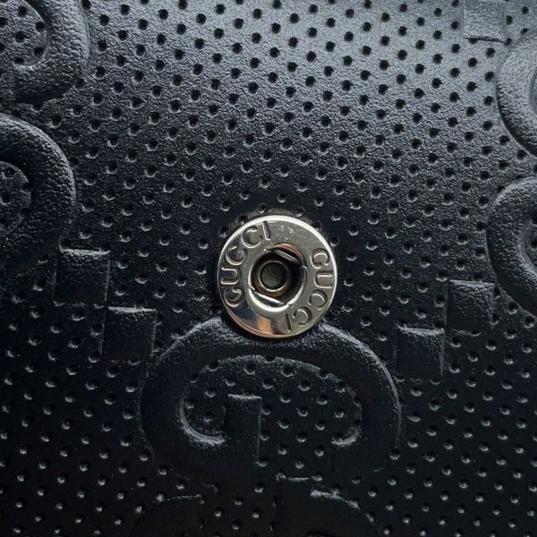 グッチ 6連キーケース GGエンボス レザー 625565 GUCCI 黒