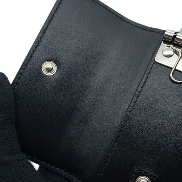 グッチ 6連キーケース GGエンボス レザー 625565 GUCCI 黒