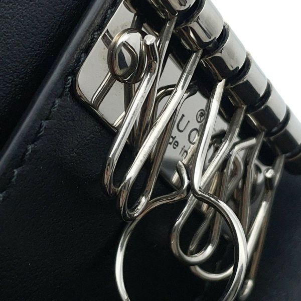 グッチ 6連キーケース GGエンボス レザー 625565 GUCCI 黒