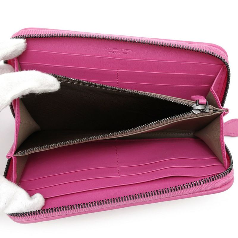 ボッテガヴェネタ 長財布 イントレチャート 114076 BOTTEGA VENETA ボッテガ 財布 ラウンドファスナー長財布