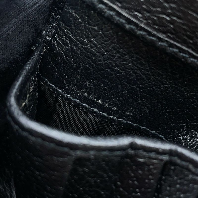 グッチ 二つ折り財布 オフザグリッド GGキャンバス レザー 625573 GUCCI コンパクト財布 黒