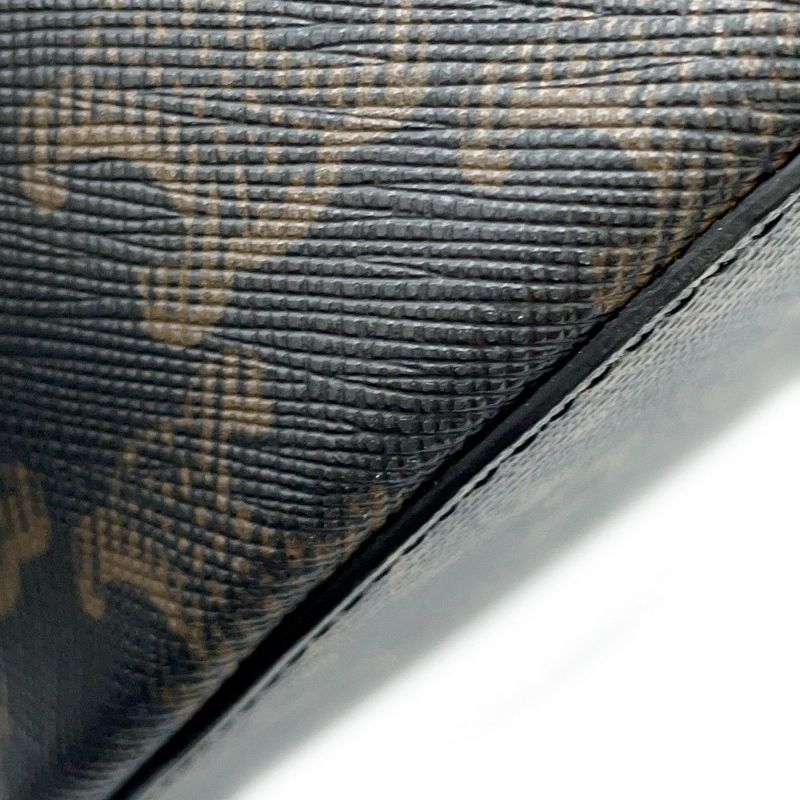 セリーヌ ショルダーバッグ トリオンフ バケットバッグ PVC レザー 196272 CELINE ブラウン