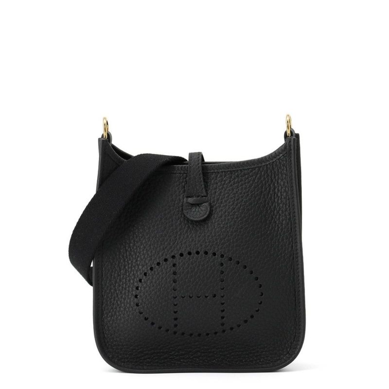 エルメス エブリンTPM アマゾン ブラック/ゴールド金具 トリヨンクレマンス W刻印 黒