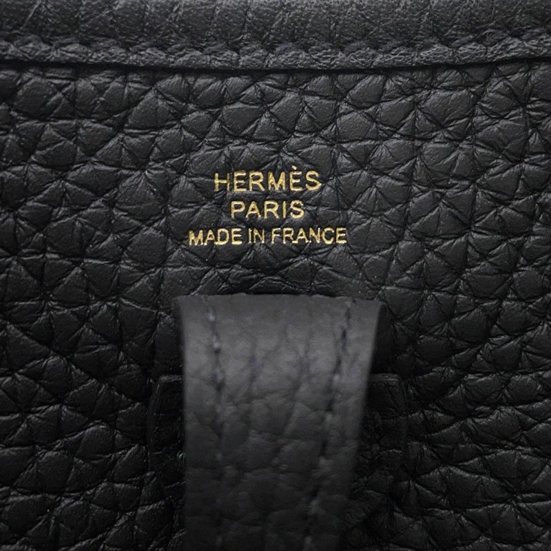 エルメス エブリンTPM アマゾン ブラック/ゴールド金具 トリヨンクレマンス W刻印 黒