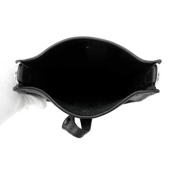 エルメス エブリンTPM アマゾン ブラック/シルバー金具 トリヨンクレマンス W刻印 黒