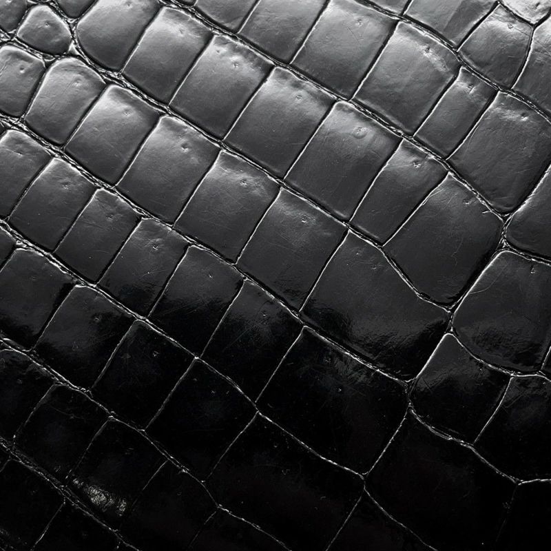 エルメス チェーンショルダーバッグ アルカザール ブラック/ゴールド金具 ポロサスシャイン 黒