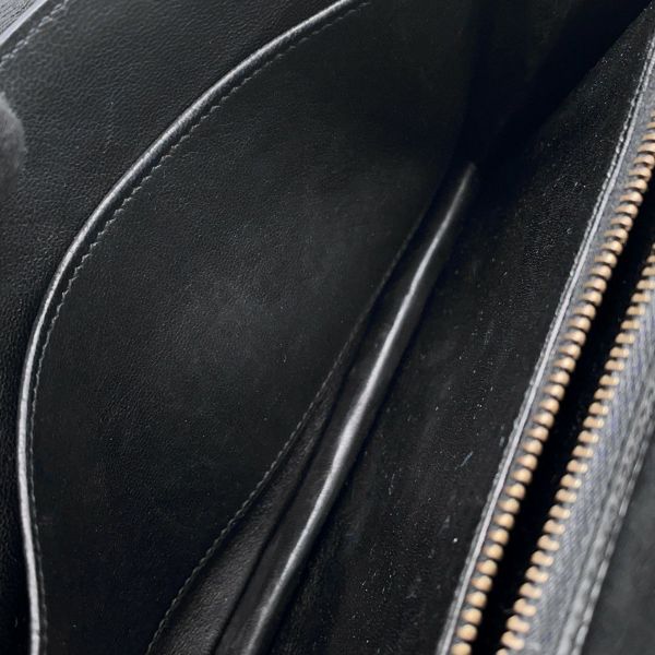 エルメス チェーンショルダーバッグ アルカザール ブラック/ゴールド金具 ポロサスシャイン 黒