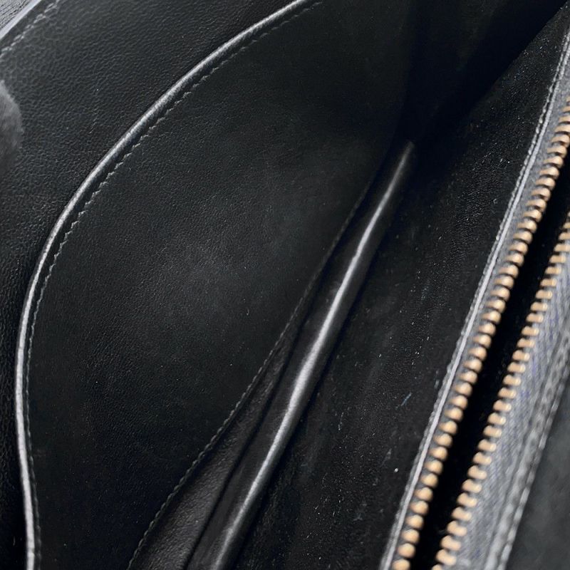 エルメス チェーンショルダーバッグ アルカザール ブラック/ゴールド金具 ポロサスシャイン 黒