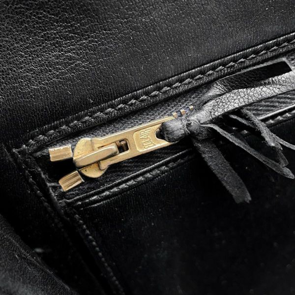 エルメス チェーンショルダーバッグ アルカザール ブラック/ゴールド金具 ポロサスシャイン 黒