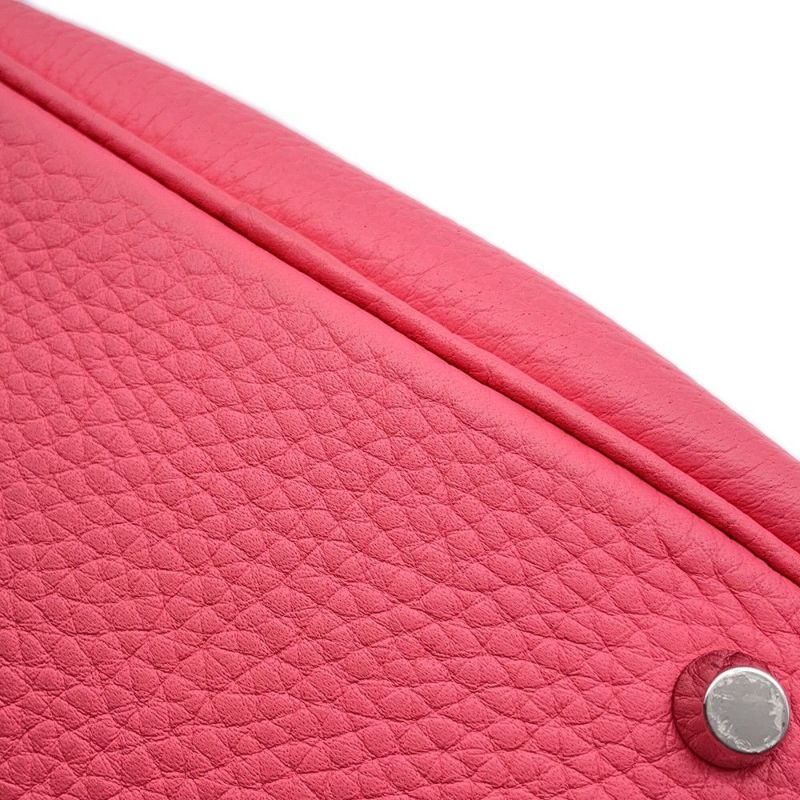 エルメス ハンドバッグ ピコタンロックPM ローズアザレ/シルバー金具 トリヨンクレマンス A刻印 HERMES トートバッグ