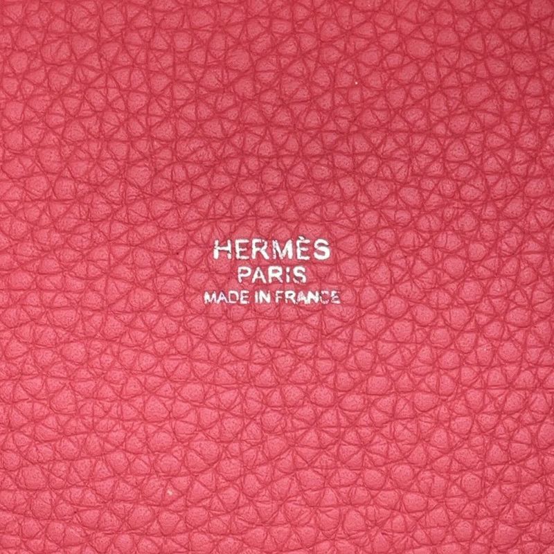 エルメス ハンドバッグ ピコタンロックPM ローズアザレ/シルバー金具 トリヨンクレマンス A刻印 HERMES トートバッグ