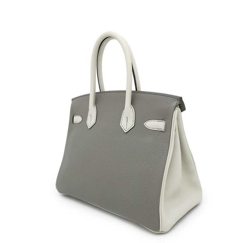 エルメス バーキン30 グリメイヤー/パールグレー/ゴールド金具 トゴ/エバーカラー W刻印 HERMES Birkin ハンドバッグ SPO