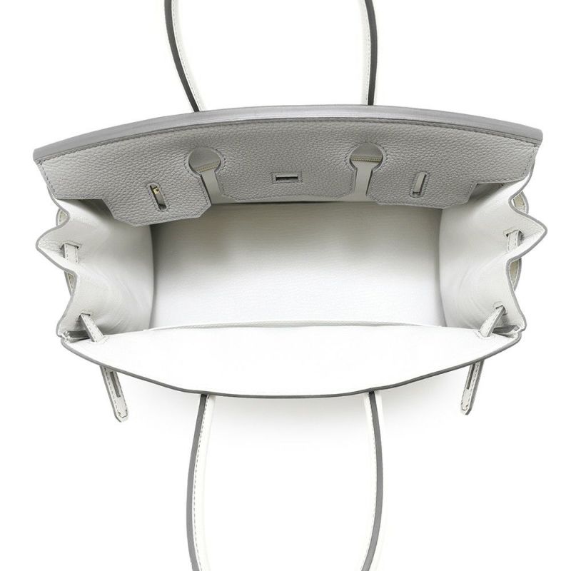 エルメス バーキン30 グリメイヤー/パールグレー/ゴールド金具 トゴ/エバーカラー W刻印 HERMES Birkin ハンドバッグ SPO