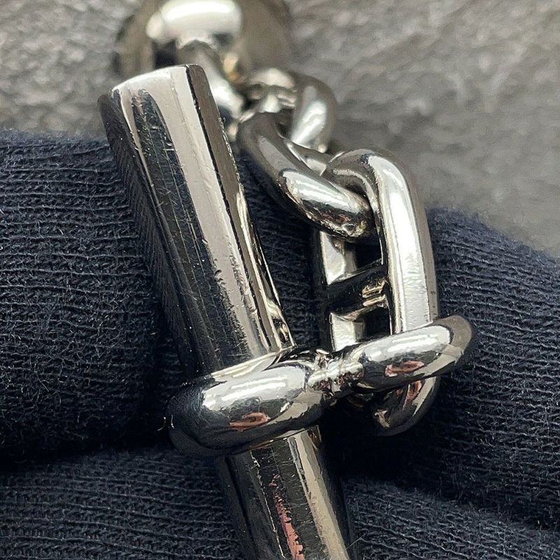 エルメス ショルダーバッグ ヴェスパPM ブラック/ホワイト/シルバー金具 トリヨンクレマンス □C刻印