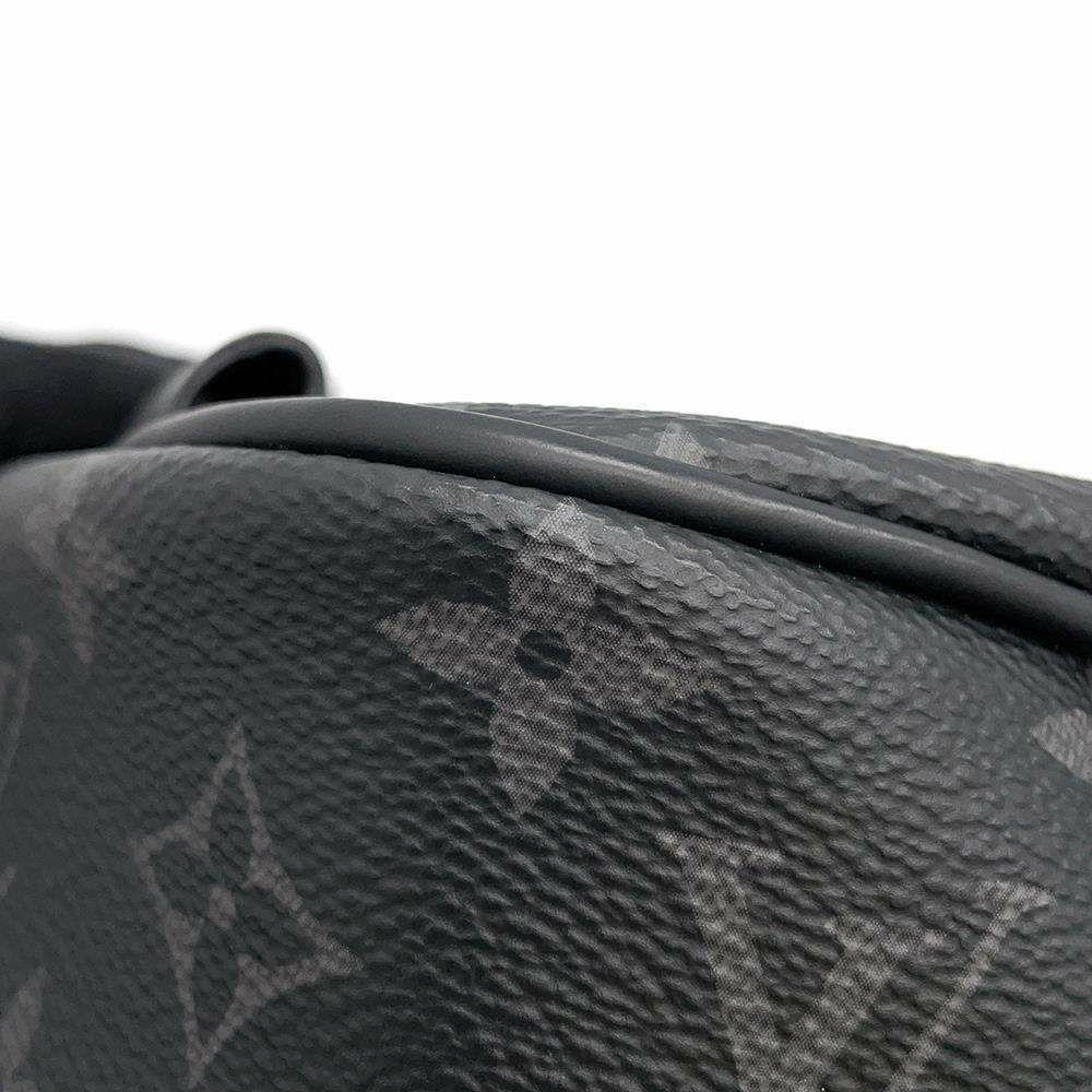 ルイヴィトン ボディバッグ モノグラム・エクリプス バムバッグ M42906 LOUIS VUITTON クラッチ ウエストポーチ 黒 ブラック