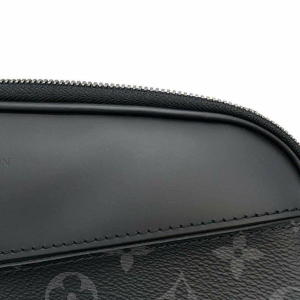 ルイヴィトン ボディバッグ モノグラム・エクリプス バムバッグ M42906 LOUIS VUITTON クラッチ ウエストポーチ 黒 ブラック