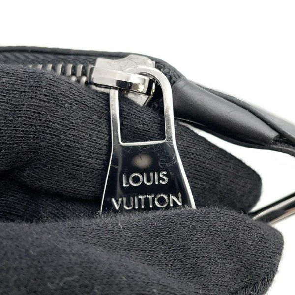 ルイヴィトン ボディバッグ モノグラム・エクリプス バムバッグ M42906 LOUIS VUITTON クラッチ ウエストポーチ 黒 ブラック