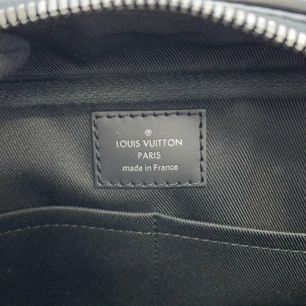 ルイヴィトン ボディバッグ モノグラム・エクリプス バムバッグ M42906 LOUIS VUITTON クラッチ ウエストポーチ 黒 ブラック