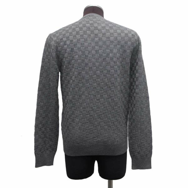 美品 LOUIS VUITTON ルイヴィトン ダミエ　ニット　サイズ：L 中古・古着通販】LOUIS VUITTON (ルイ ヴィトン) ダミエ編み