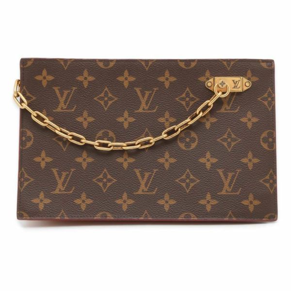 ルイヴィトン クラッチバッグ モノグラム チェーン・クラッチ M55646 LOUIS VUITTON セカンドバッグ