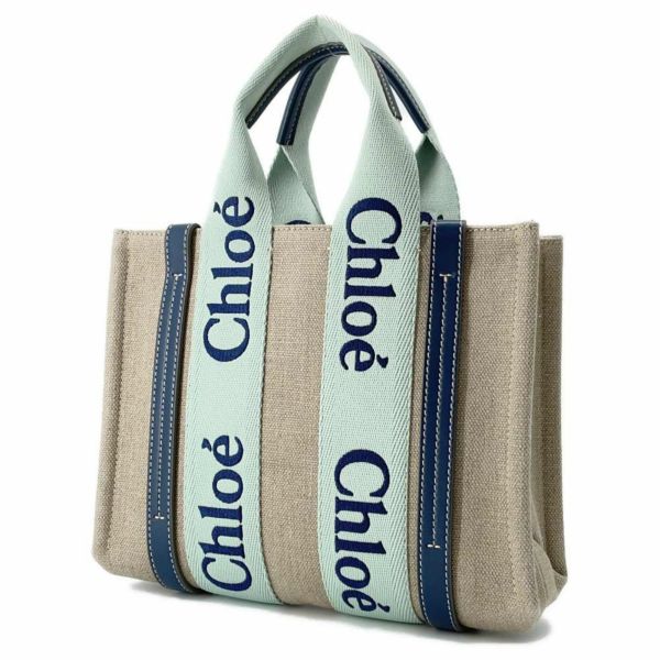 クロエ ハンドバッグ ウッディ トート スモール キャンバス CHC23AS397 Chloe 2wayショルダーバッグ