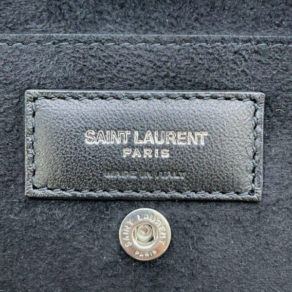 サンローランパリ トートバッグ テディ 巾着 PVC 551595 SAINT LAURENT PARIS 黒