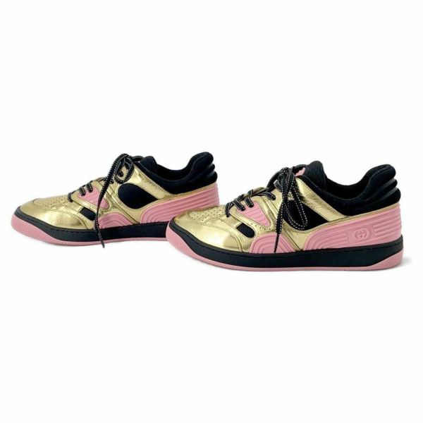 グッチ スニーカー BASKET LOW レディースサイズ38 1/2 725905 GUCCI 靴 黒