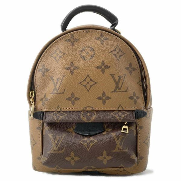 ルイヴィトン リュックサック モノグラム・リバース パームスプリングス バックパックMINI M42411 LOUIS VUITTON ブラック