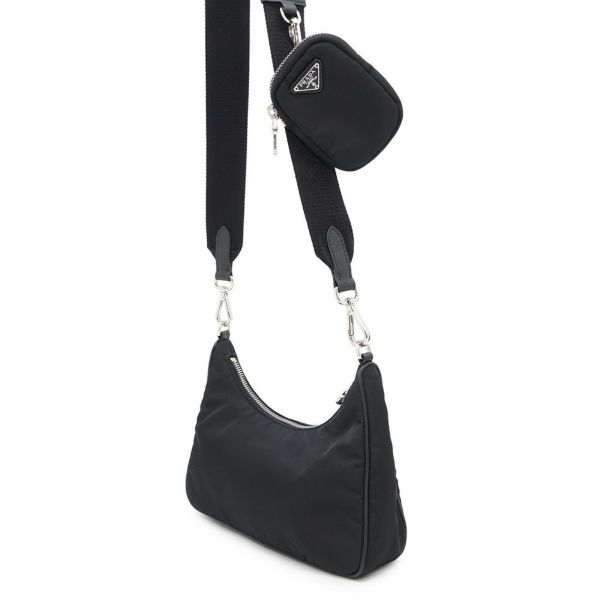 プラダ ショルダーバッグ Re-Edition 2005 Re-Nylon ナイロン 1BH204 PRADA 黒