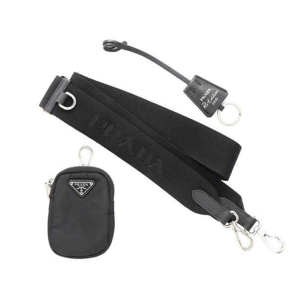 プラダ ショルダーバッグ Re-Edition 2005 Re-Nylon ナイロン 1BH204 PRADA 黒