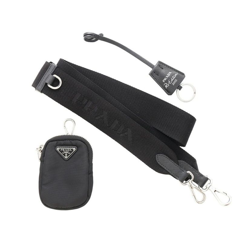 プラダ ショルダーバッグ Re-Edition 2005 Re-Nylon ナイロン 1BH204 PRADA 黒