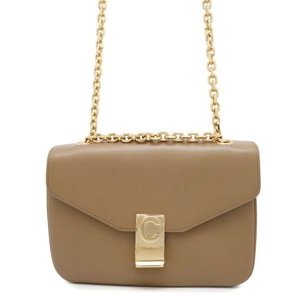 セリーヌ チェーンショルダーバッグ Cミディアム カーフレザー 187253 CELINE バッグ