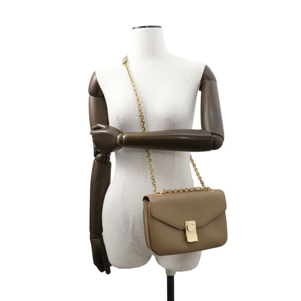 セリーヌ チェーンショルダーバッグ Cミディアム カーフレザー 187253 CELINE バッグ