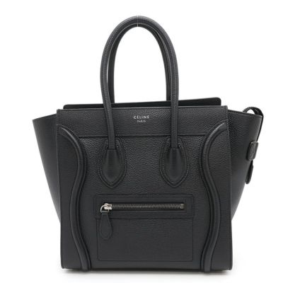 シ*ー様 Celine 黒 ナイロン ハンドバッグ CELINE セリーヌ ハンドバッグ ショルダ ーバッグ アヴァ