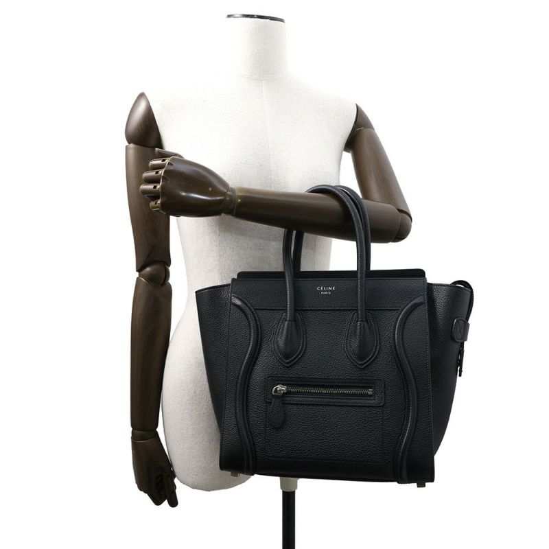 セリーヌ ハンドバッグ ラゲージ マイクロショッパー 189793 CELINE バッグ 黒