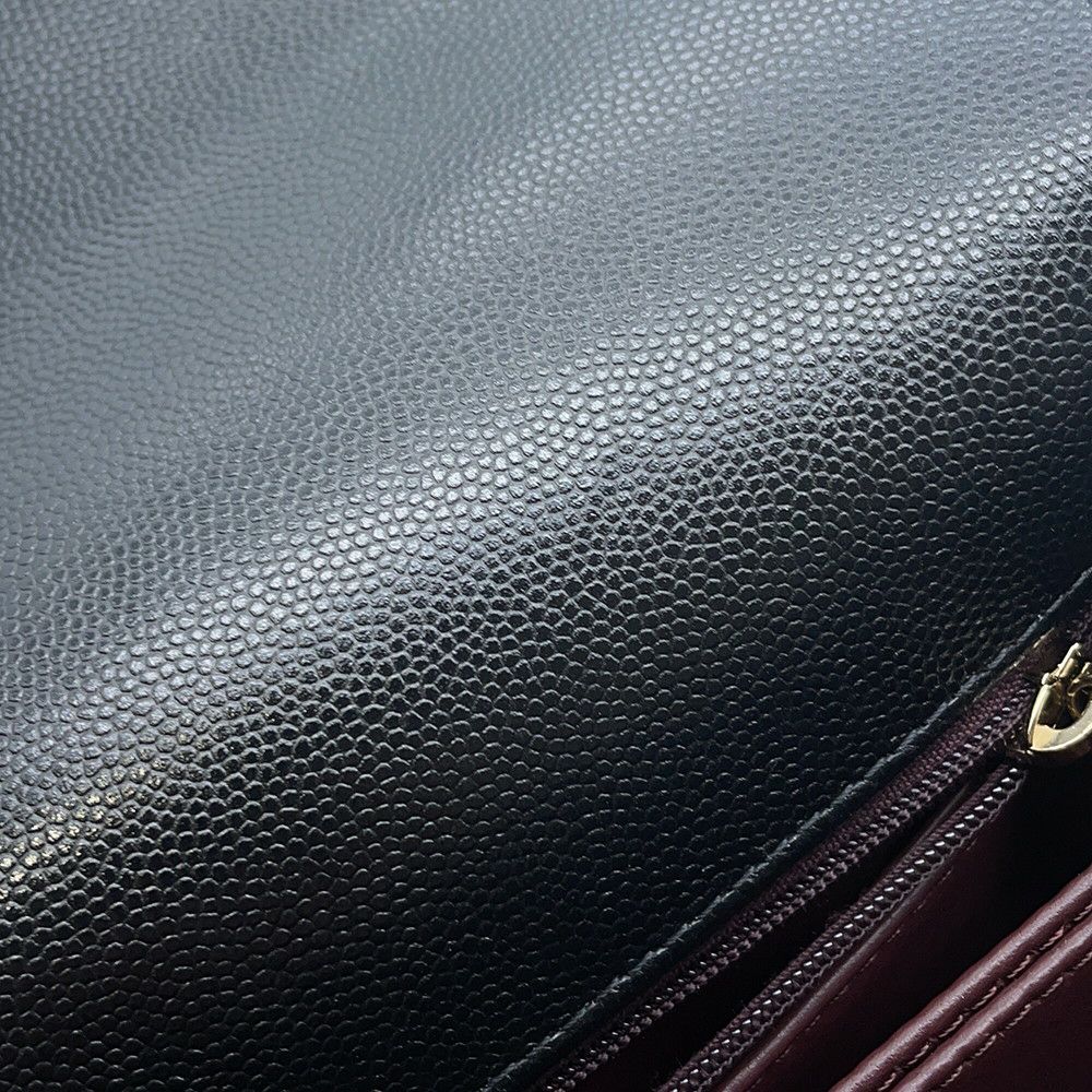 シャネル ハンドバッグ マトラッセ ココマーク ココハンドル XS キャビアスキン A92990 CHANEL 2wayショルダーバッグ 黒