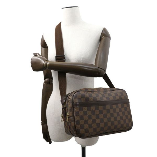 ルイヴィトン ショルダーバッグ ダミエ・エベヌ リポーターPM N45253 LOUIS VUITTON SPO スペシャルオーダー メンズ