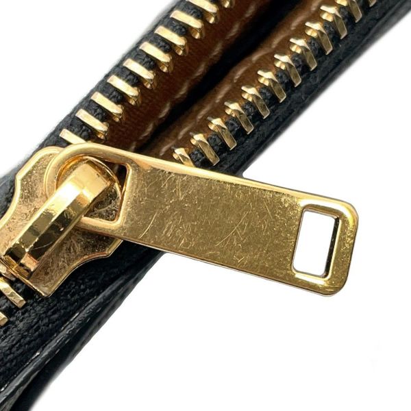 セリーヌ ショルダーバッグ トリオンフ ホリゾンタル ミディアム メッセンジャーバッグ PVC/レザー 194502CIM.38NO CELINE 黒