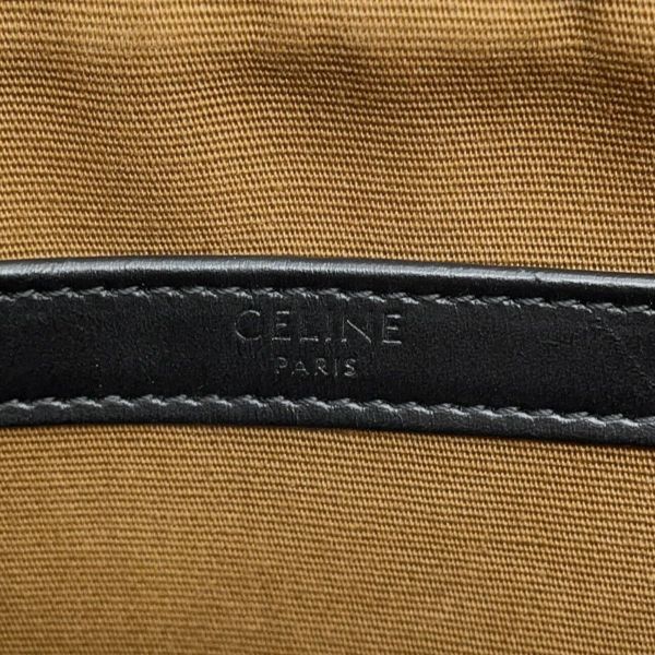 セリーヌ ショルダーバッグ トリオンフ ホリゾンタル ミディアム メッセンジャーバッグ PVC/レザー 194502CIM.38NO CELINE 黒